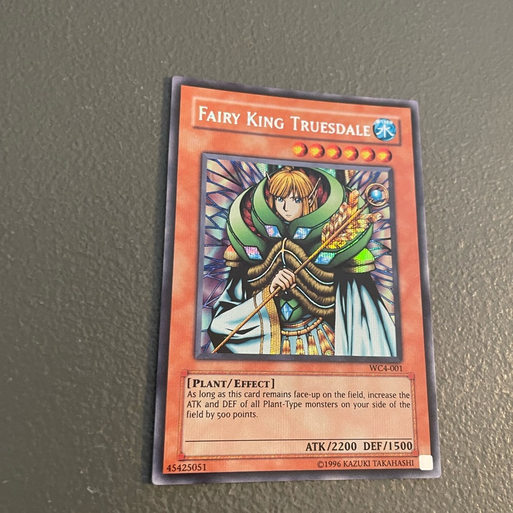 Fairy King Truesdale Yu-Gi-Oh! Card Vintage GREAT CONDITION